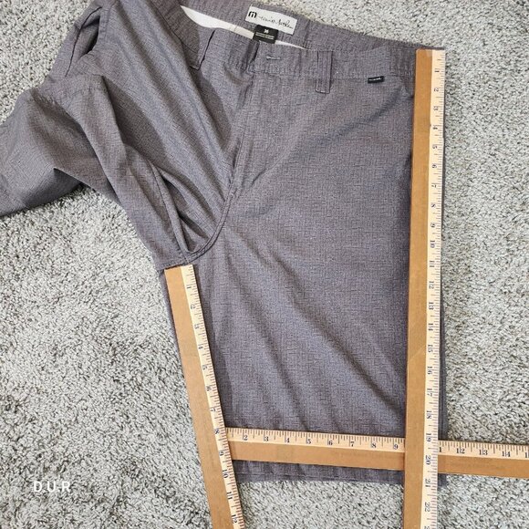 Travis Mathew Golf Shorts Mens 36X10 Gray Flat Front Lightweight Stretch‎ Casual - Picture 9 of 11